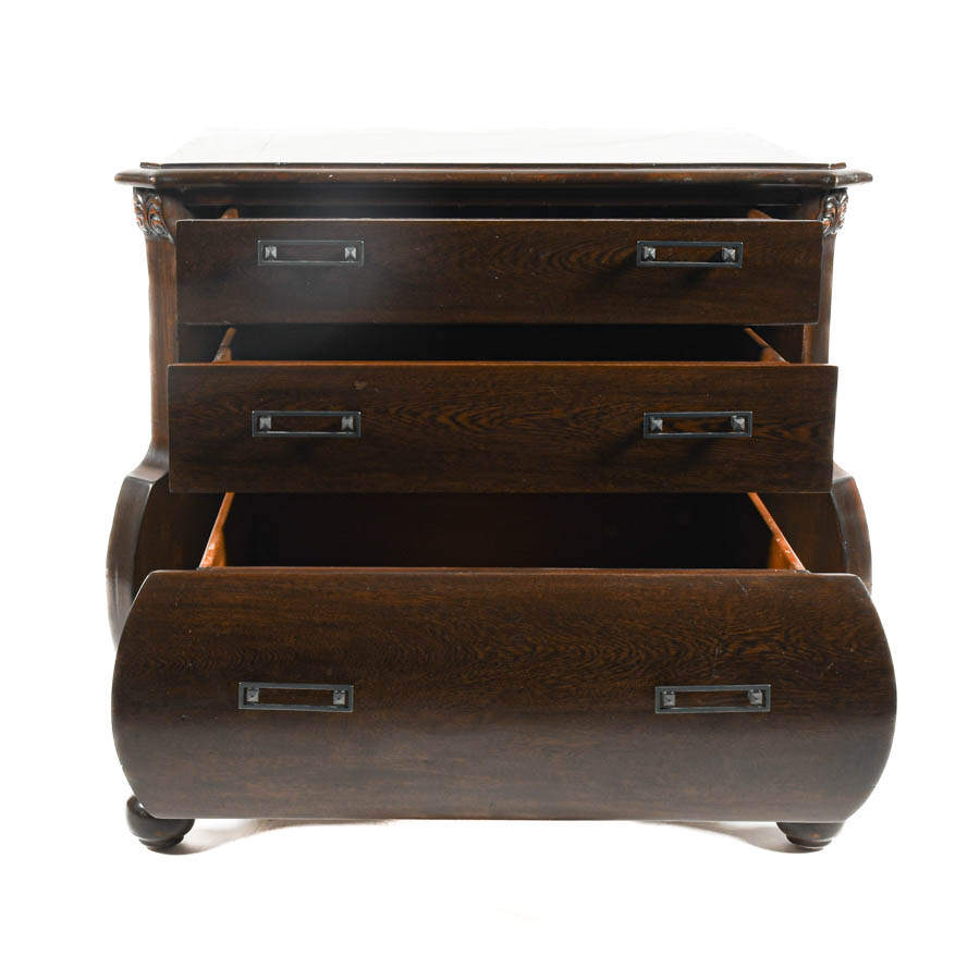 Ralph Lauren Bombe Three Drawer Nightstand-3
