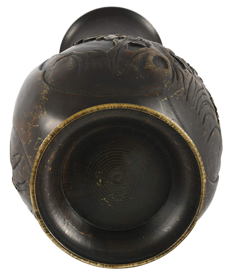Asian Bronze Vase-4