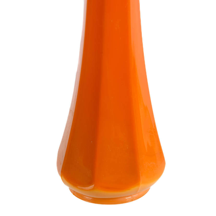 Mid-Century Modern Orange "Bittersweet" Vase by L.E. Smith-3