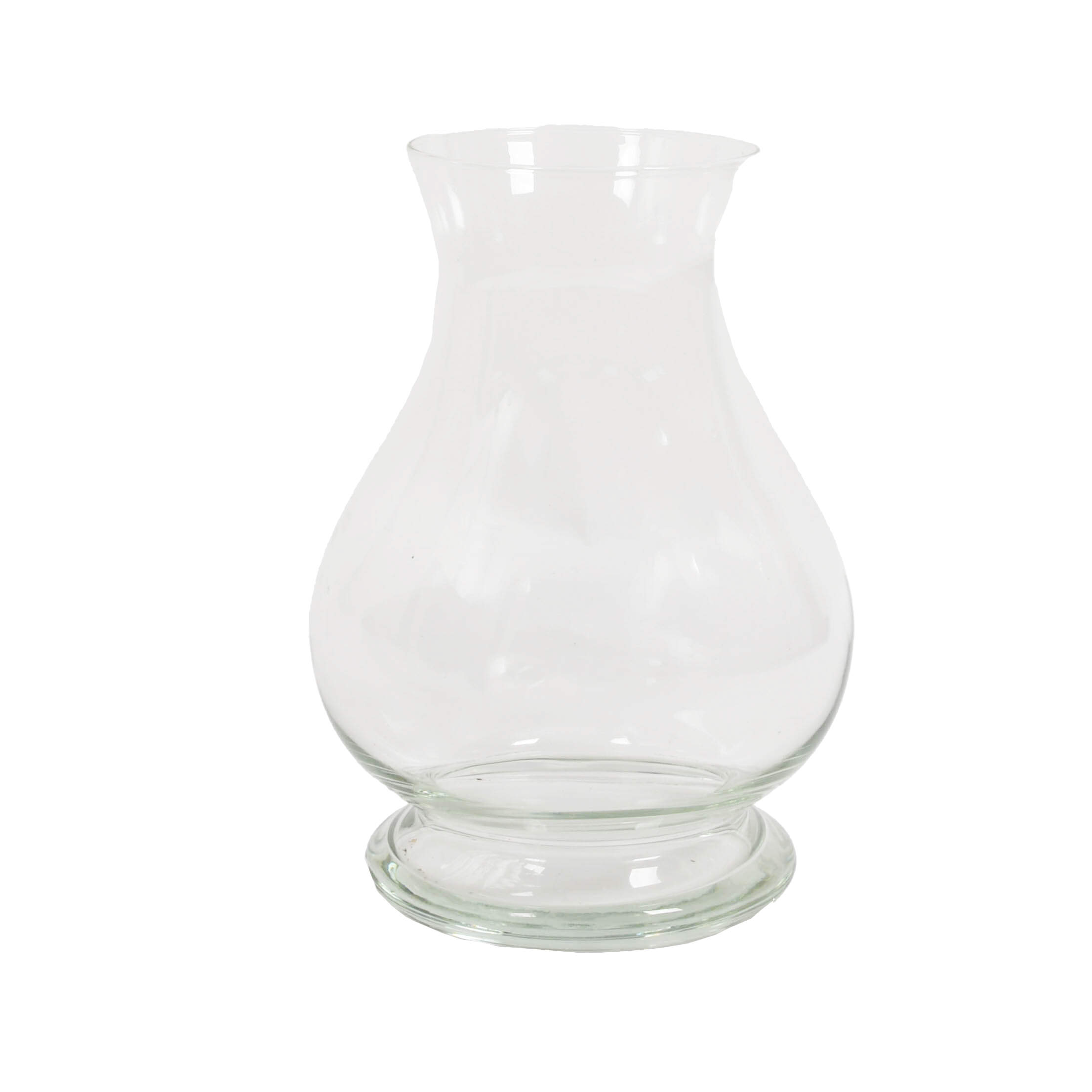 Large Flared Crystal Centerpiece Vase-4