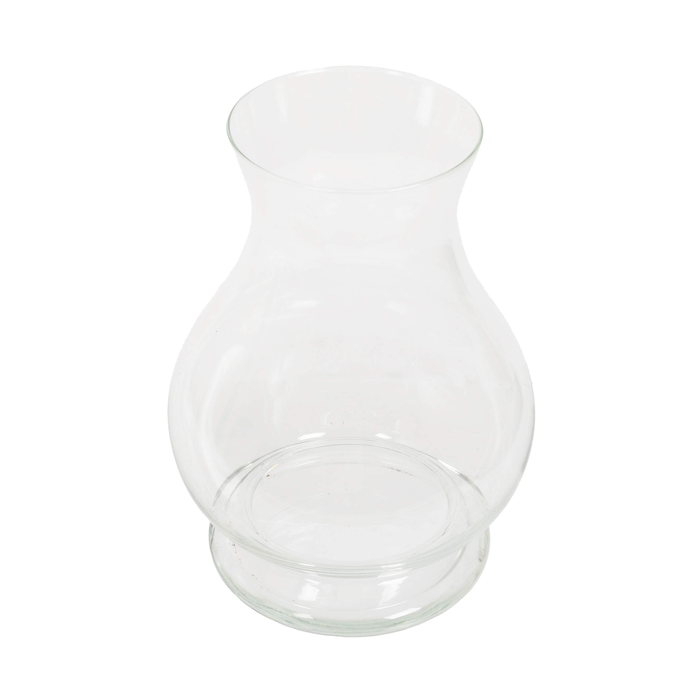 Large Flared Crystal Centerpiece Vase-3