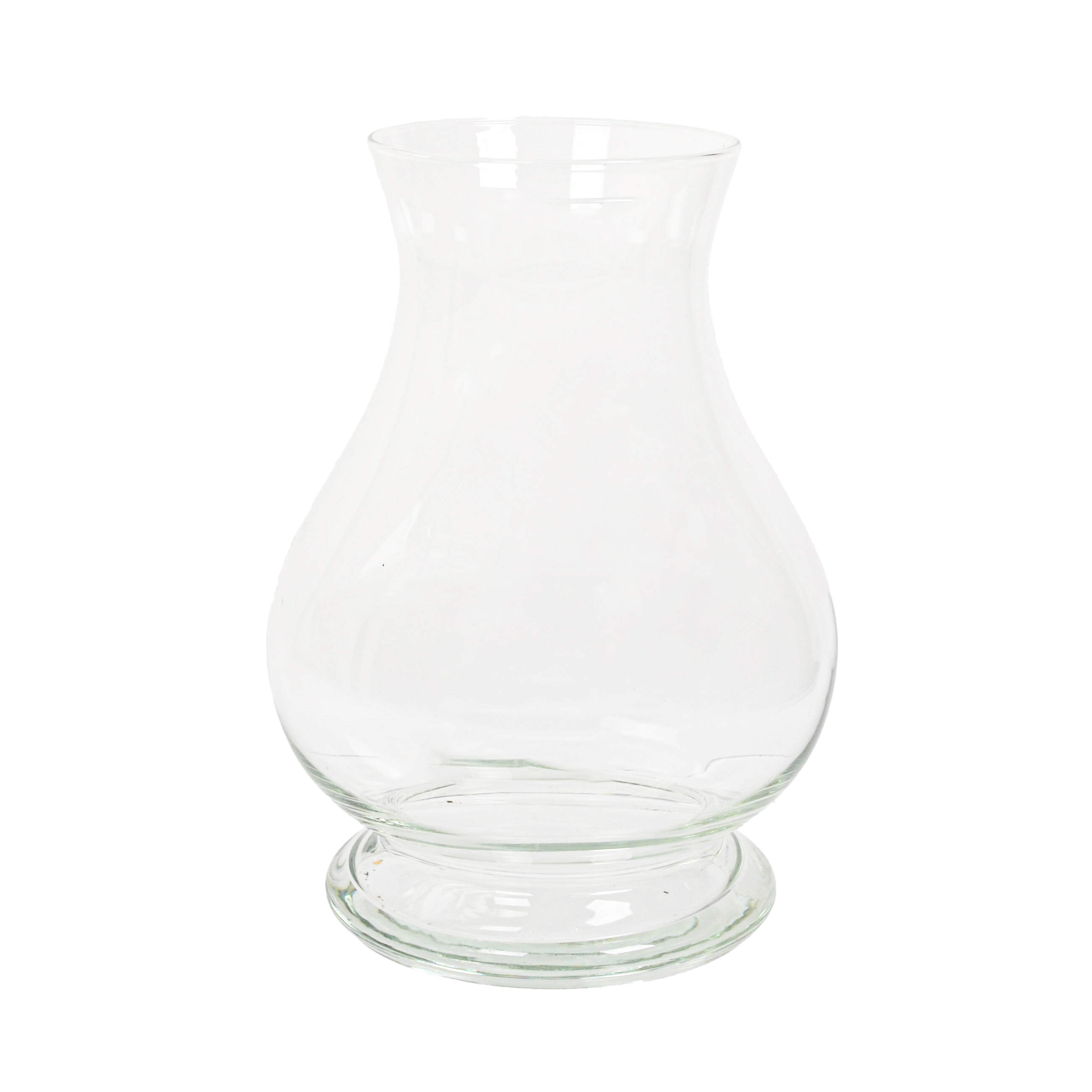 Large Flared Crystal Centerpiece Vase-1