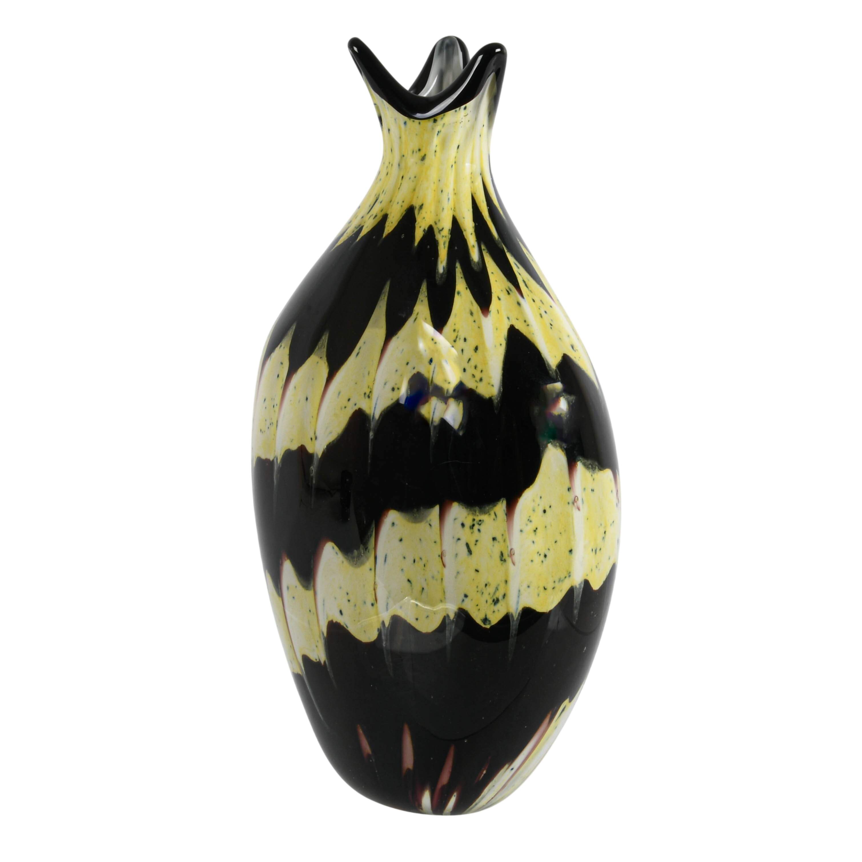 Murano Glass Careless Flame Vase-2