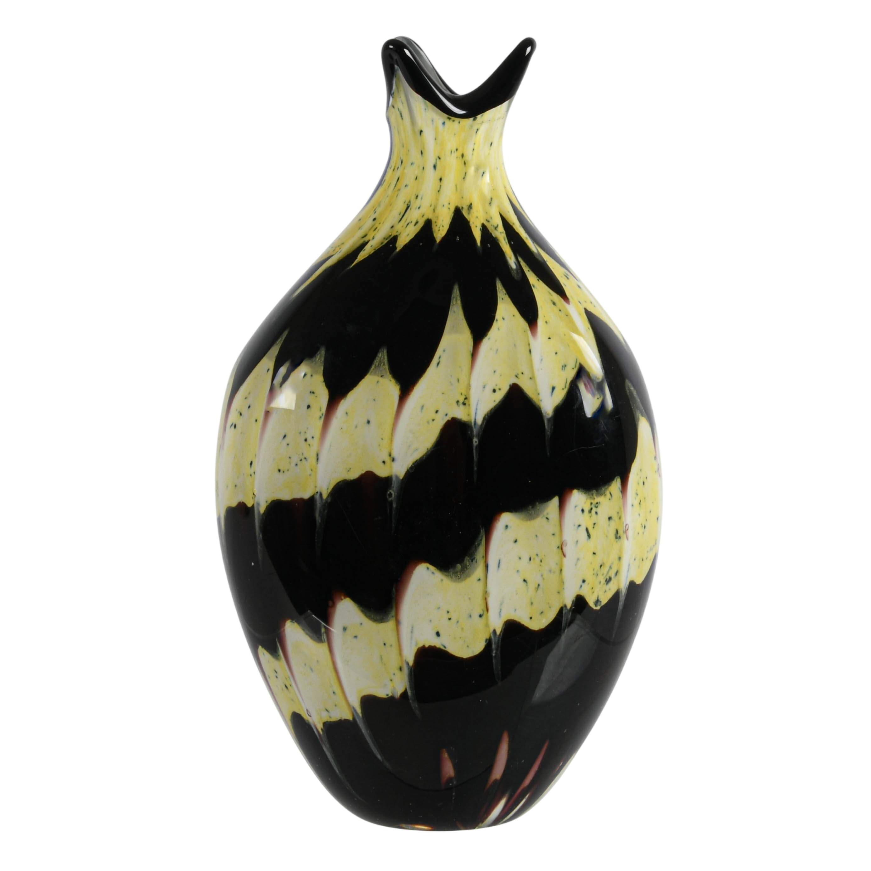 Murano Glass Careless Flame Vase-1
