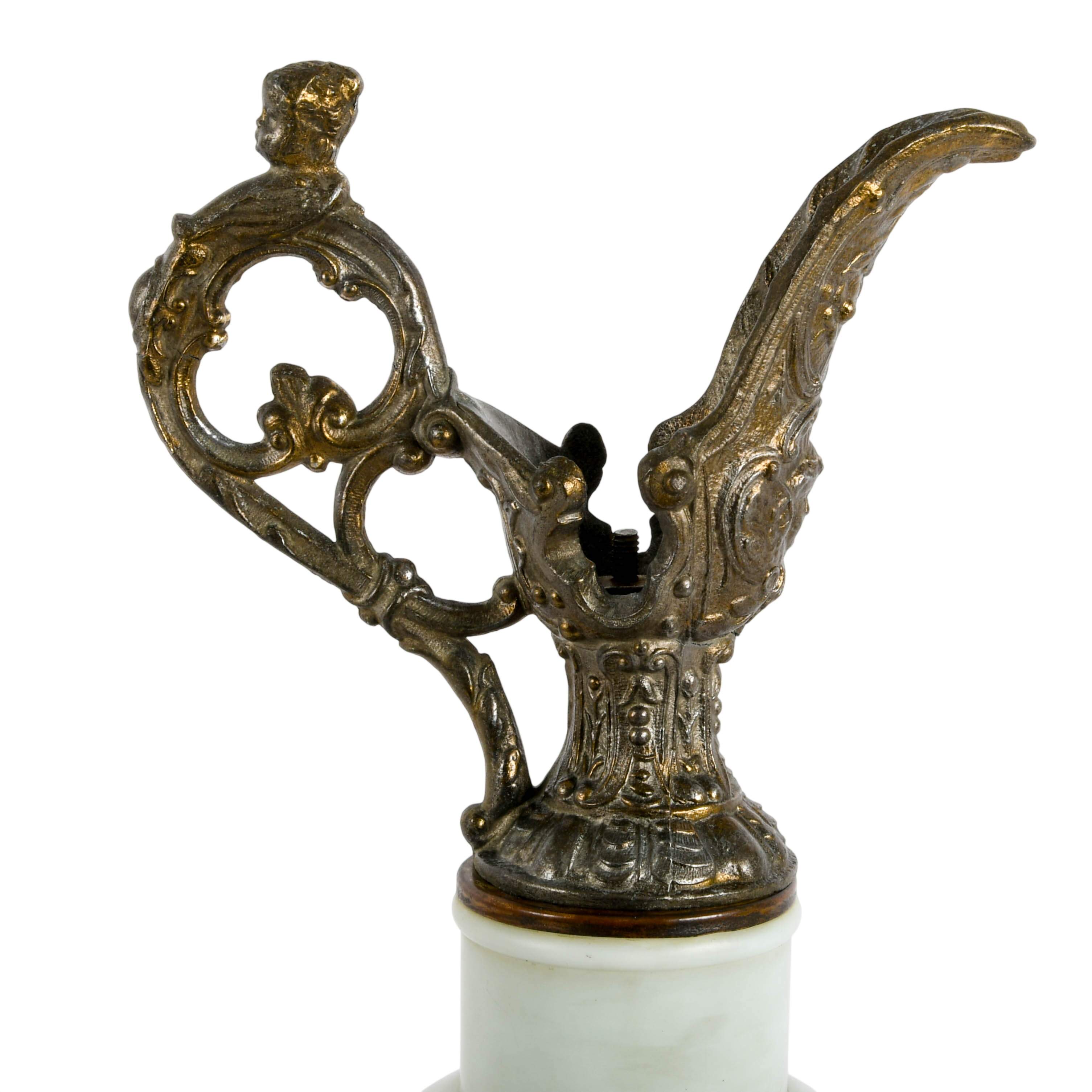 Antique Victorian Hand Decorated Wavecrest Mantle Ewer-5