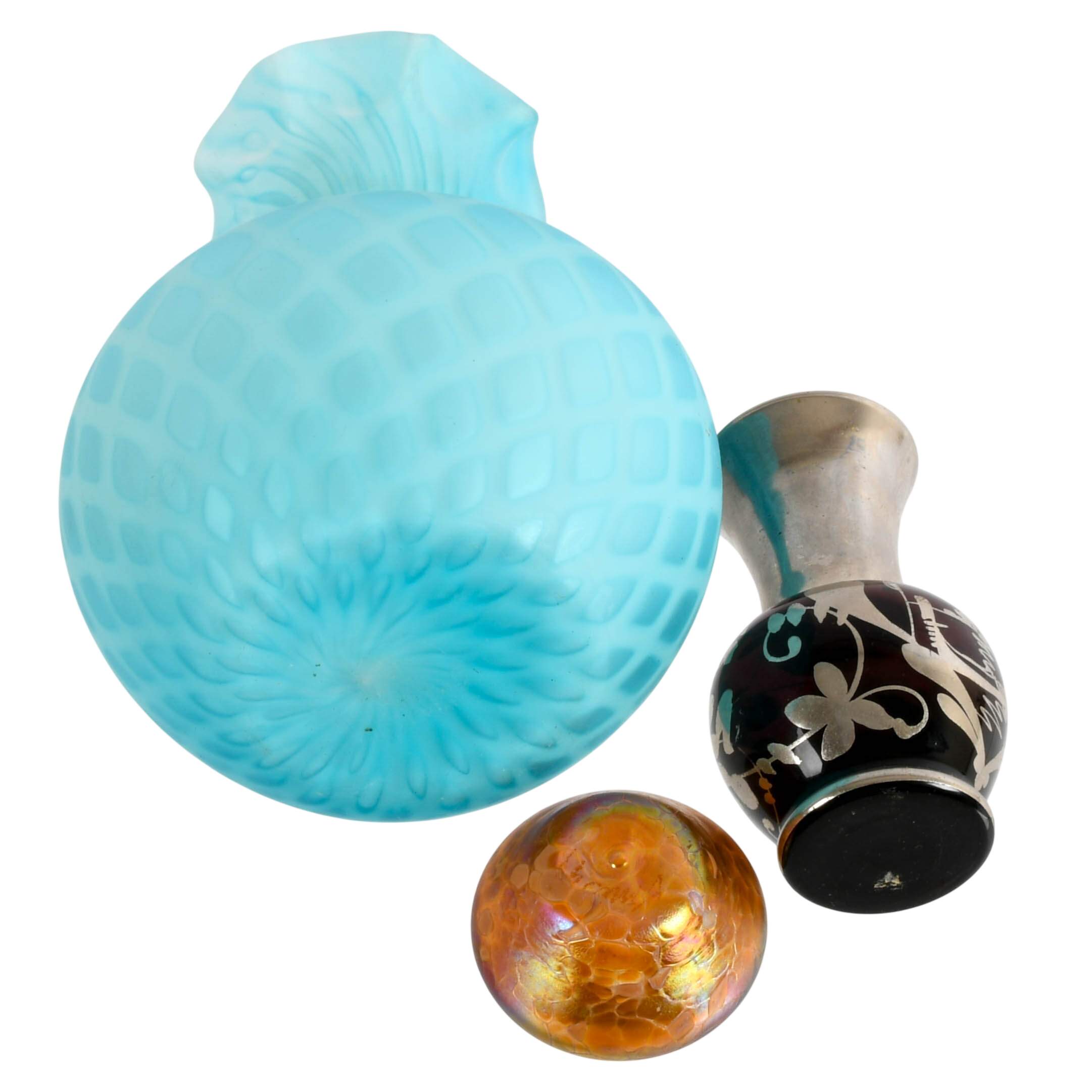 Grouping of Three Sizes of Glass Vases-7