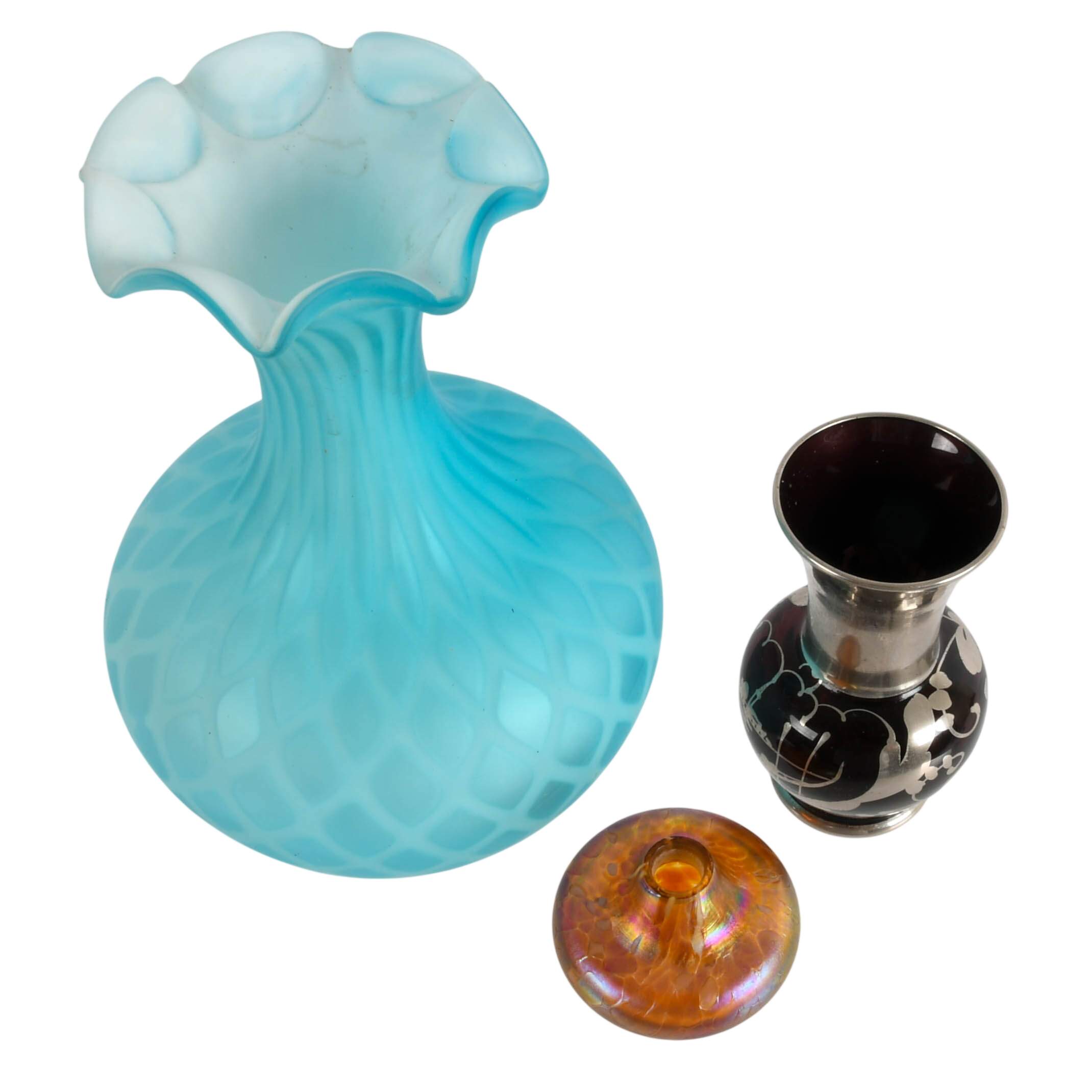Grouping of Three Sizes of Glass Vases-3