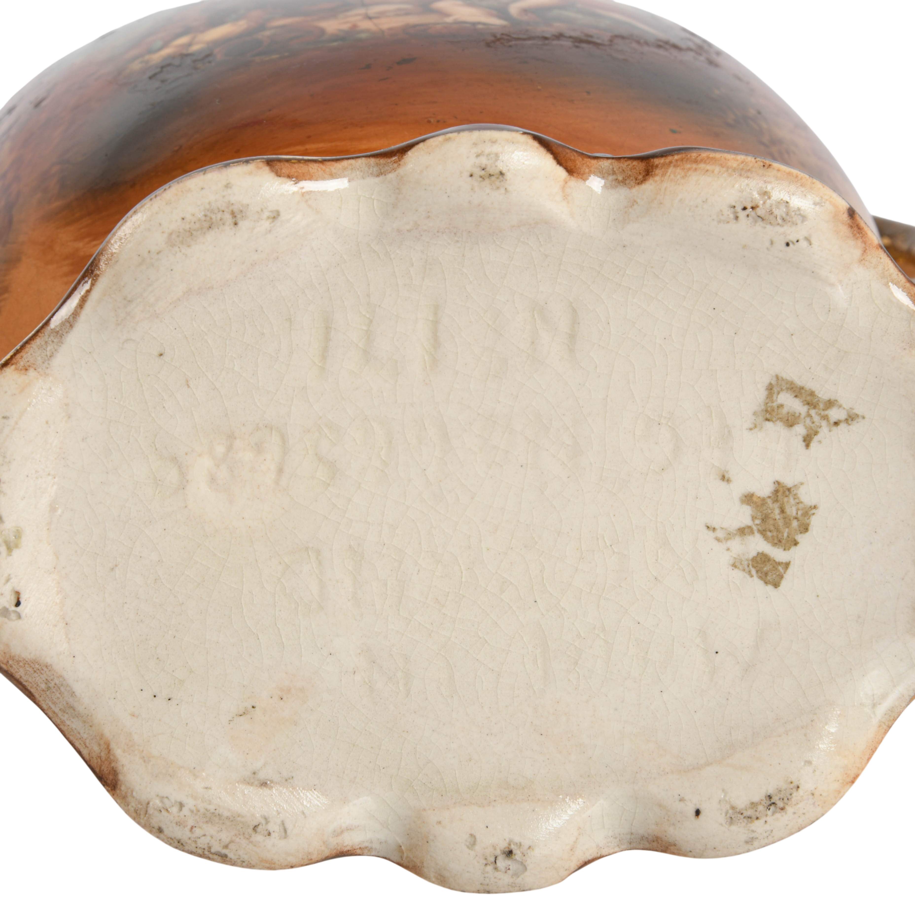 Late Victorian Twin Handled Games of Chance Vase-8