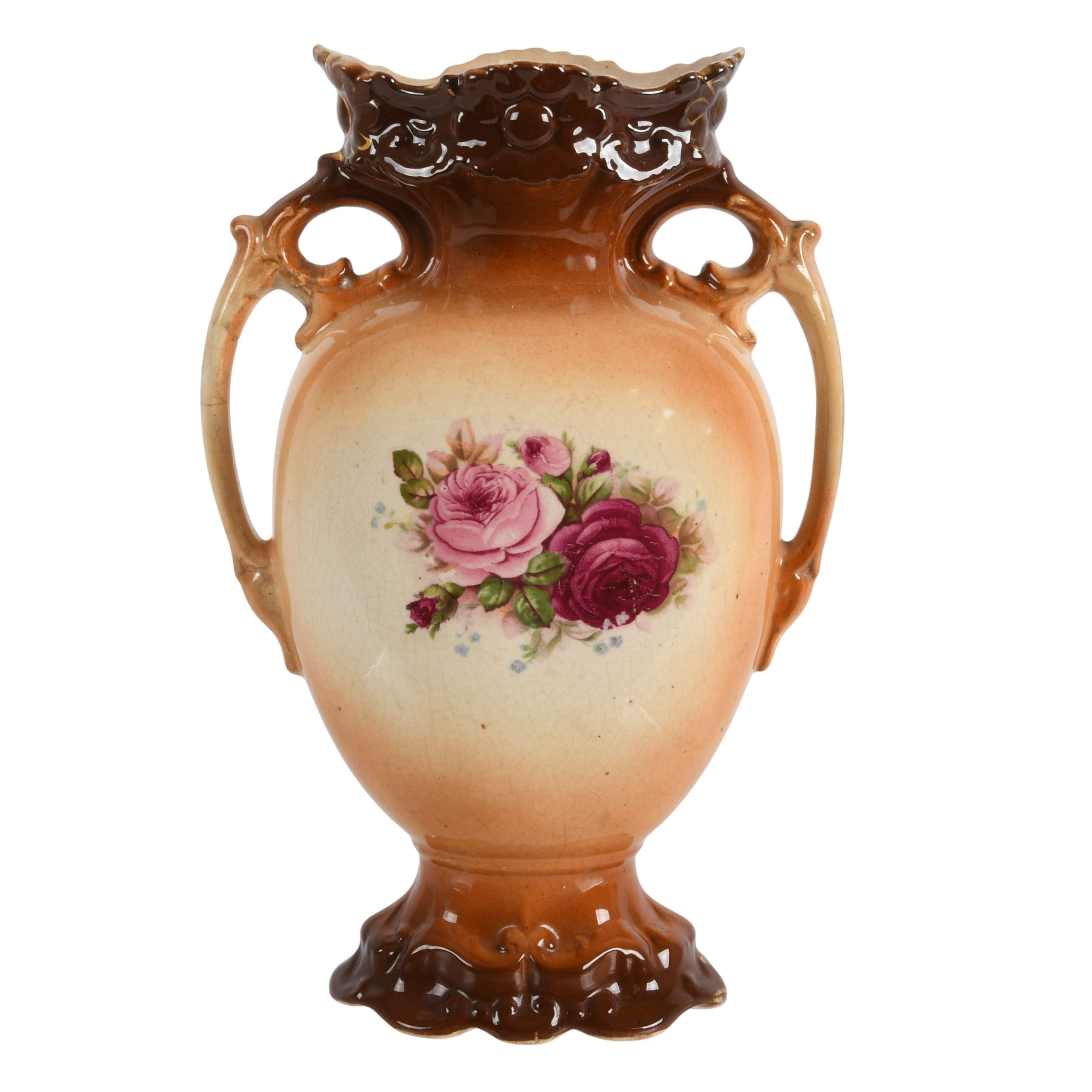 Late Victorian Twin Handled Games of Chance Vase-6