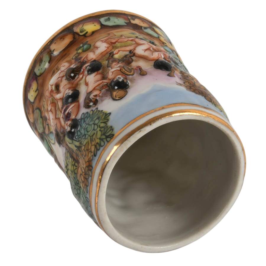 Capodimonte Short Cylinder Vase-5