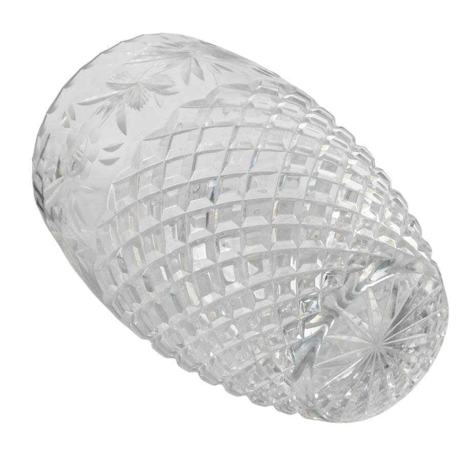 Cut Crystal Floral Arrangement Vase-4