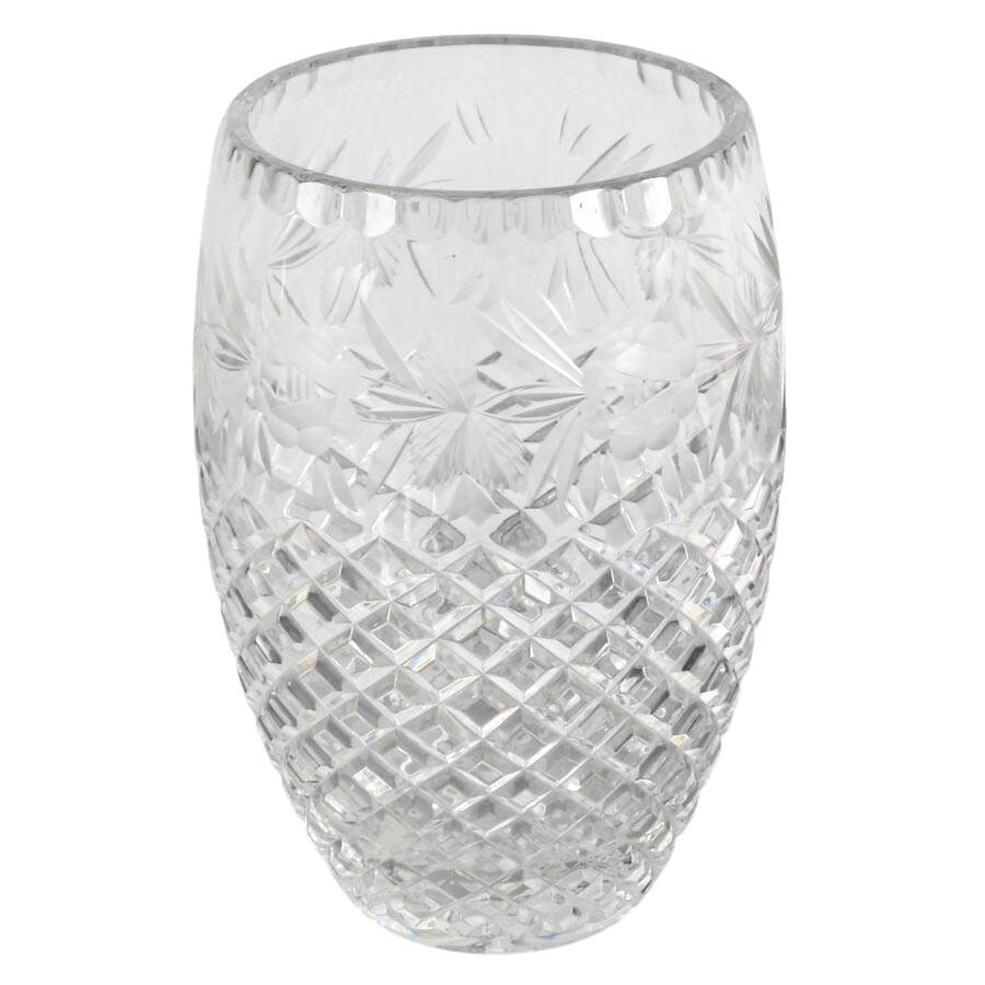 Cut Crystal Floral Arrangement Vase-2