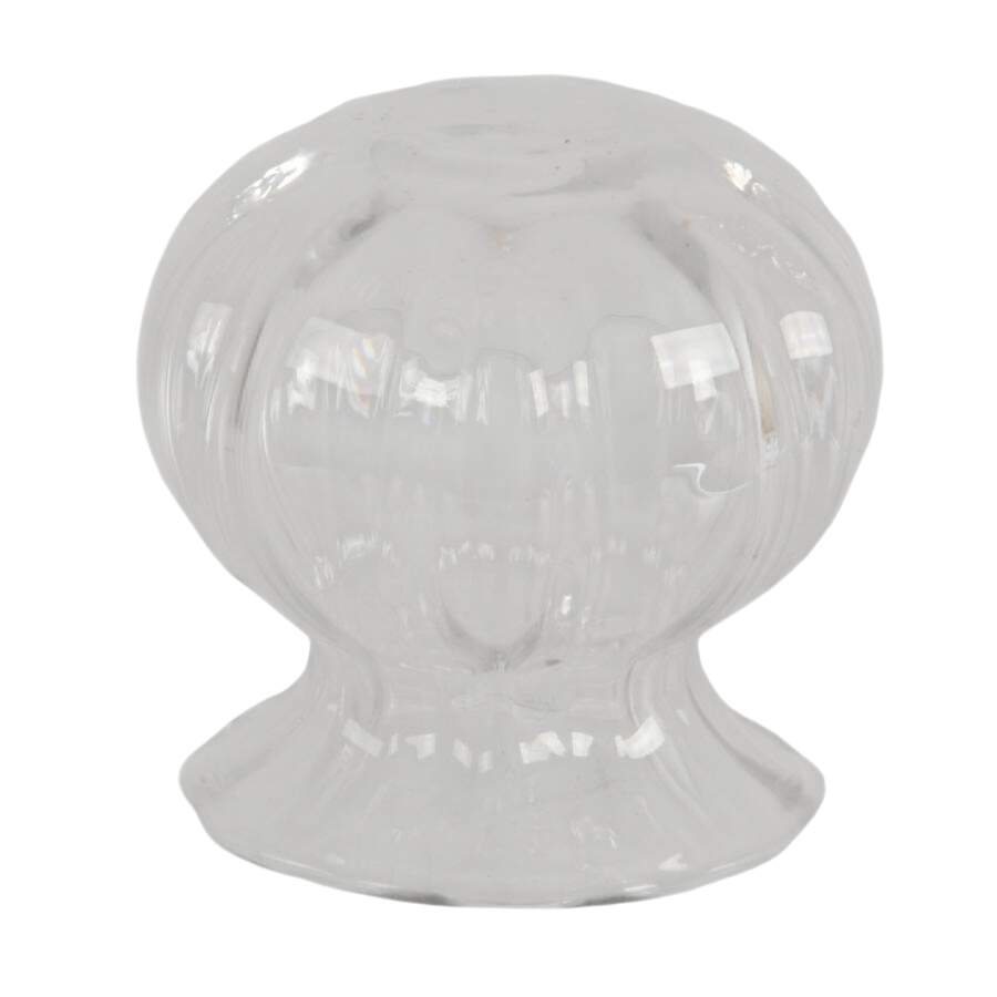 Artist Signed Swedish Ribbed Glass Anemone Vase-4