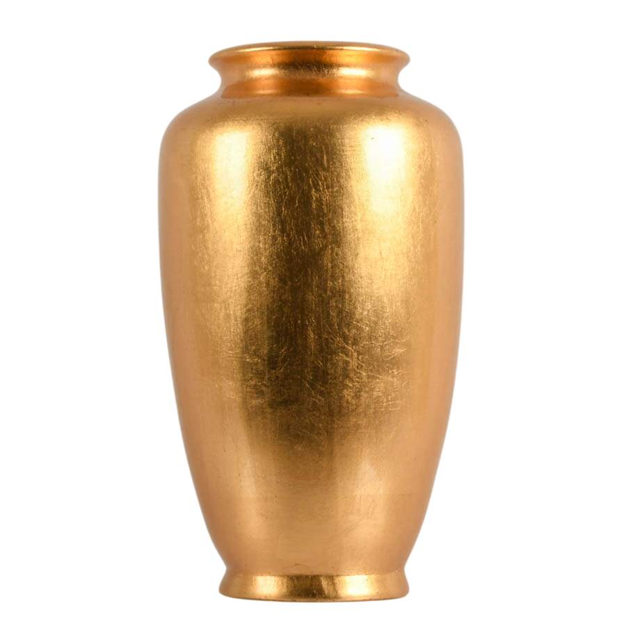 Gold Painted Ceramic Vase-2