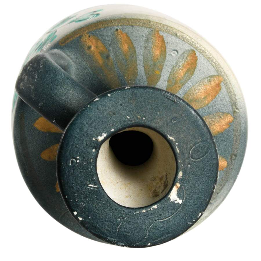 Hand-Painted Greek Pottery Vase-8