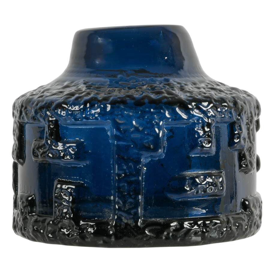 Ruda Sweden Mid-Century Cobalt Art Glass Vase-3