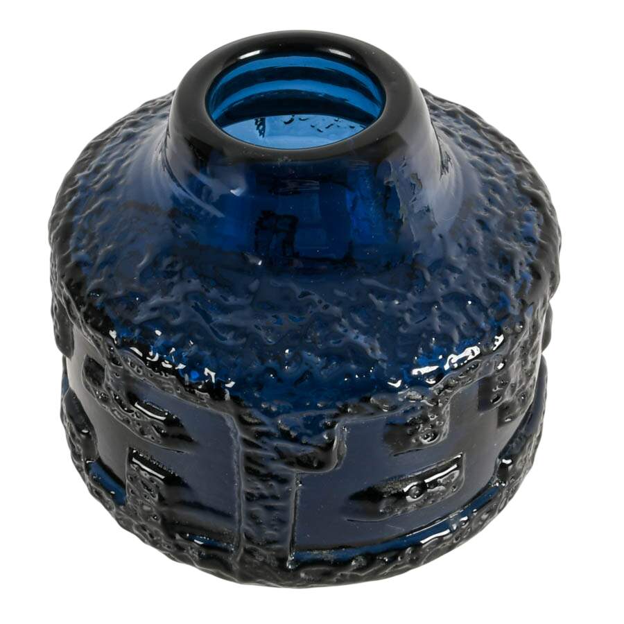 Ruda Sweden Mid-Century Cobalt Art Glass Vase-2