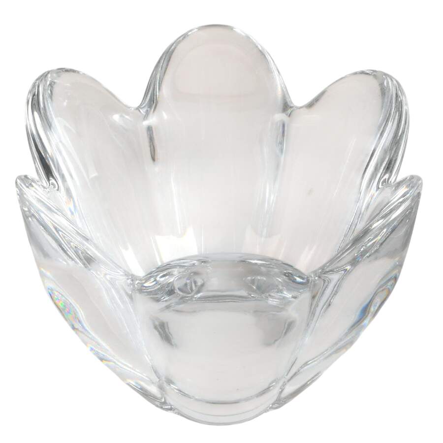 Flower Shaped Lead Crystal Vase After Orrefors-2