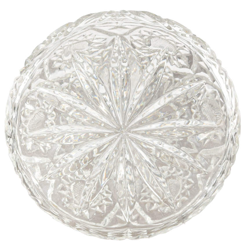 Premium Diamond-Etched Crystal Ship's Decanter-3