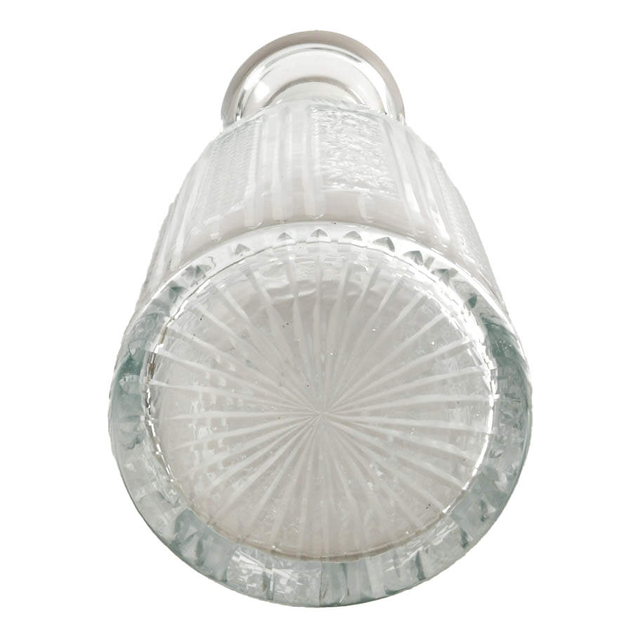 Artisanal Heavyweight Cut Glass Liquor Decanter-4