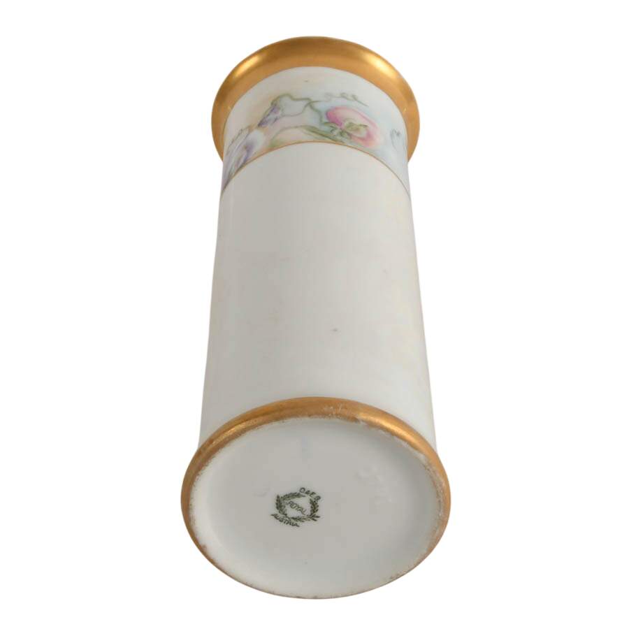 Royal Austria Hand-Painted Gilt Lusterware Porcelain Vase-7