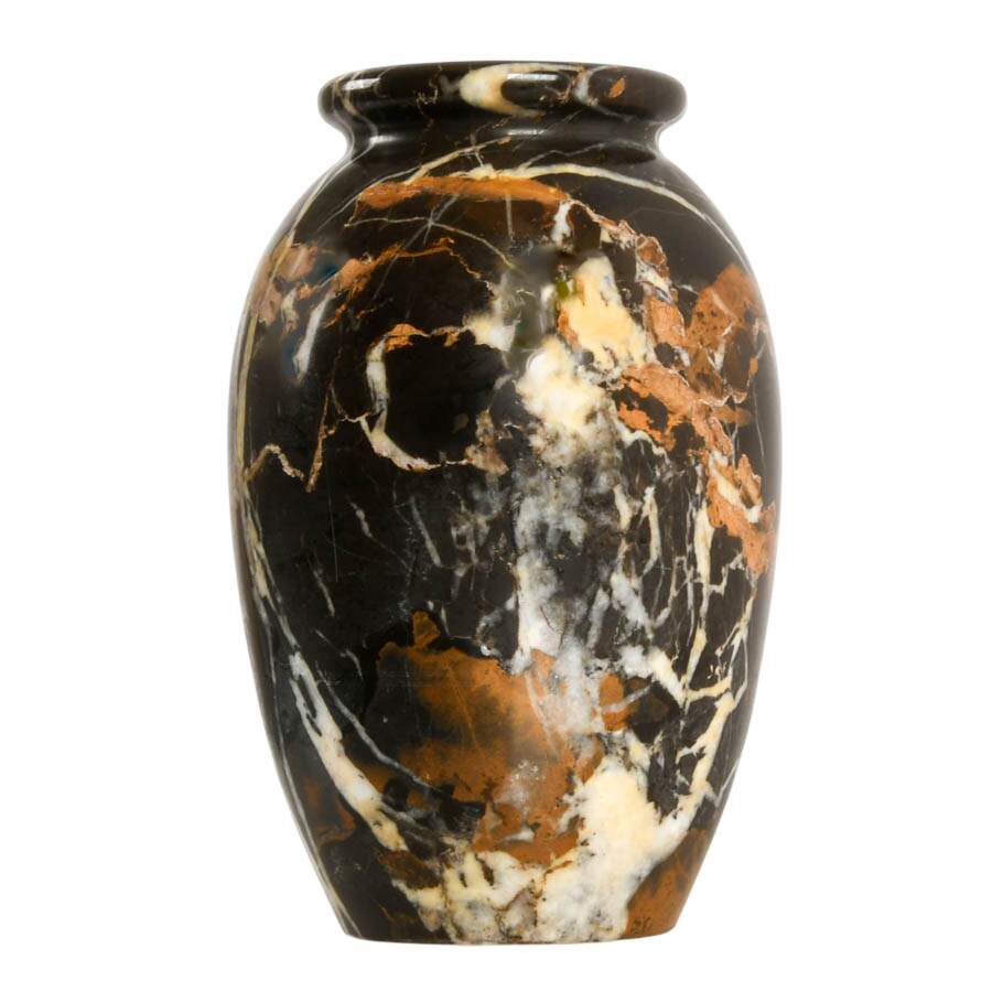 Black Portoro Marble Vase-4