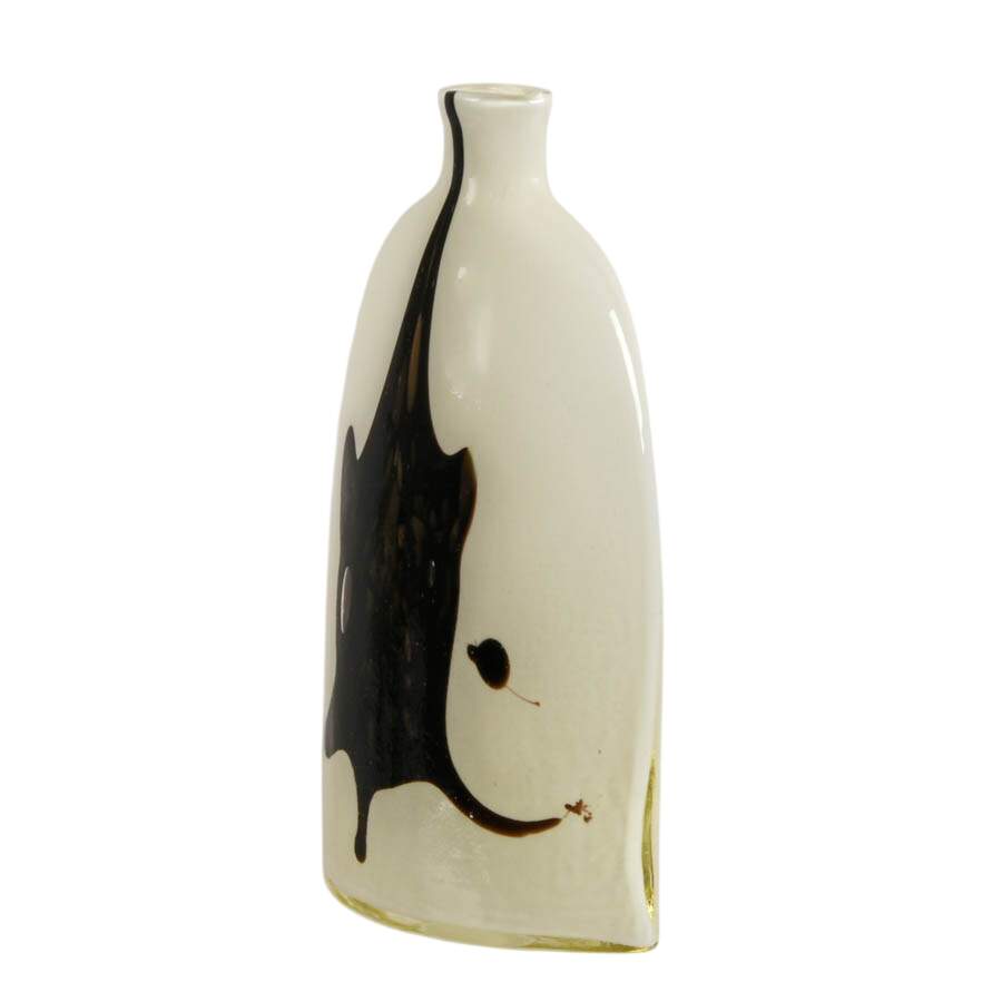 Murano Style Hand-Blown Monochrome Cased Glass Vase-2