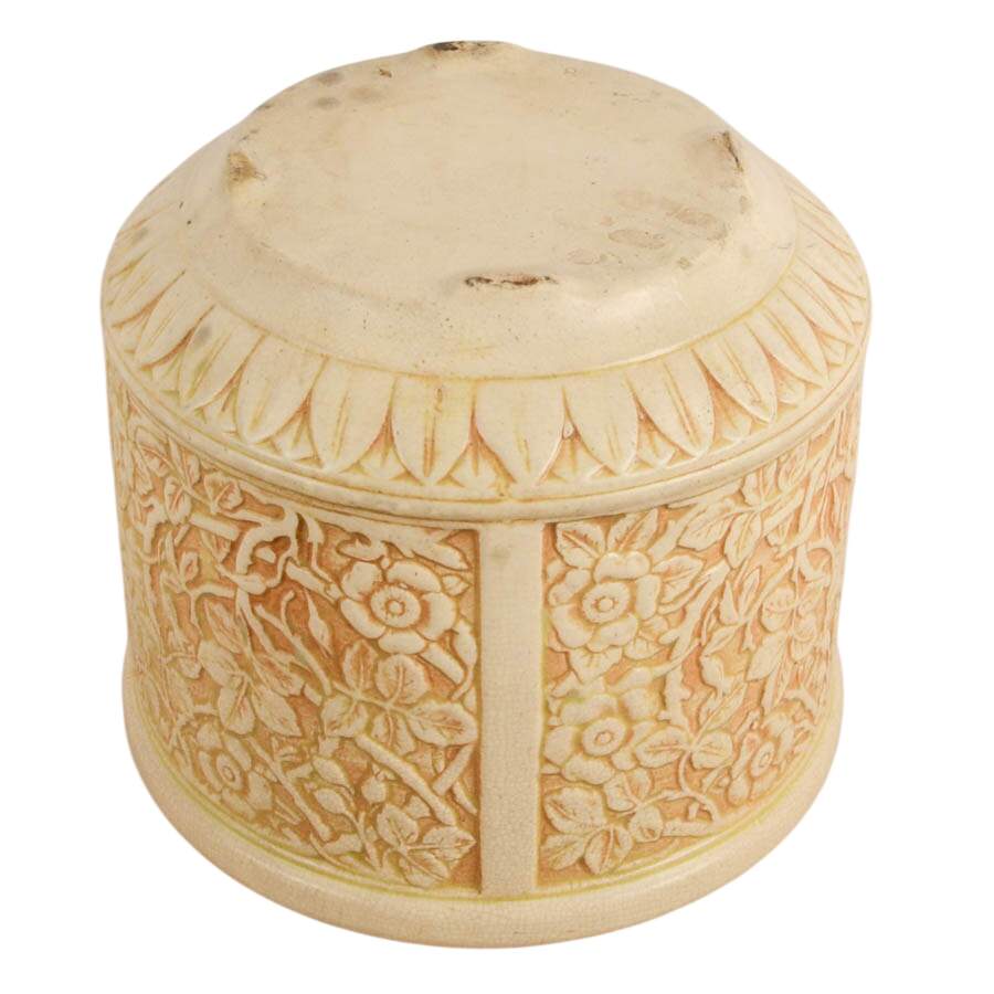 Weller Pottery Ivory-Tone Art Nouveau Botanical Planter-8