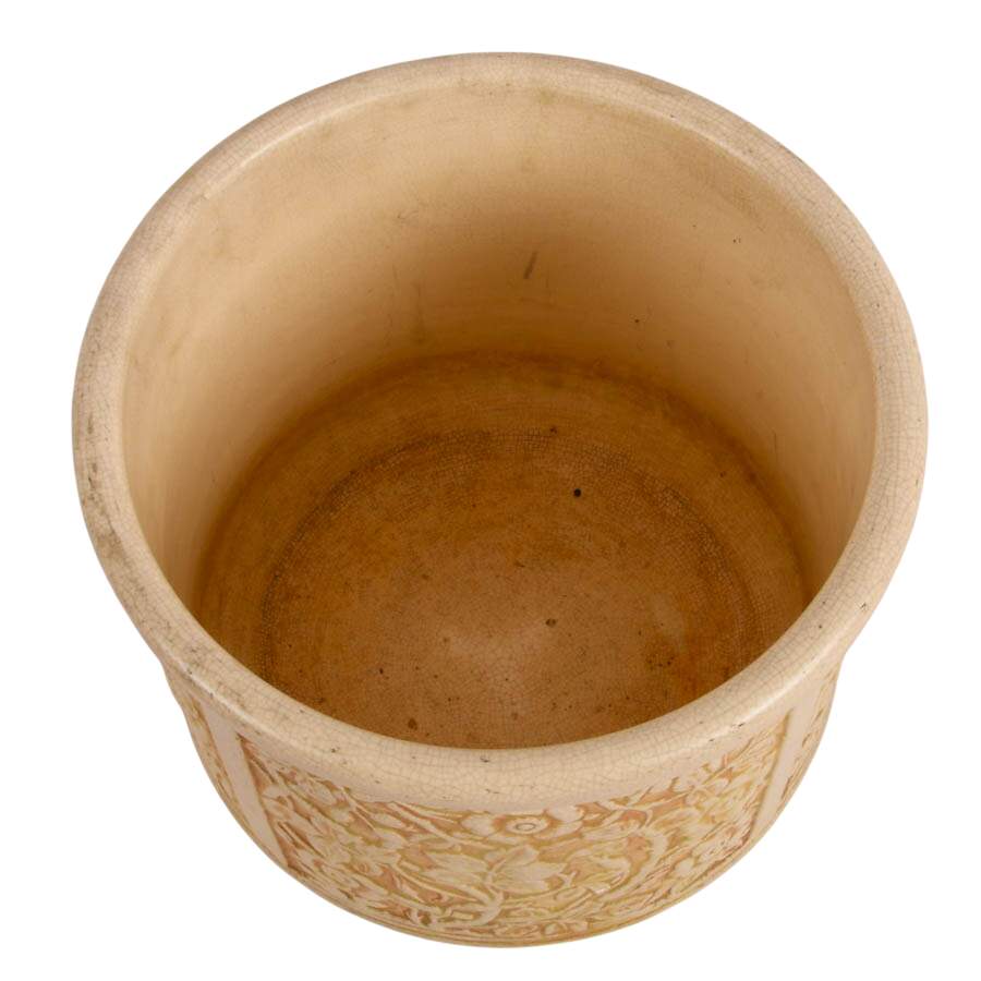 Weller Pottery Ivory-Tone Art Nouveau Botanical Planter-4