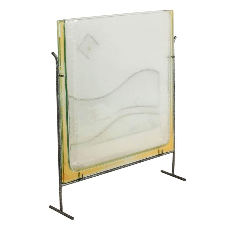 Minimalist Hand-Blown Narrow Mexican Glass Vase-3