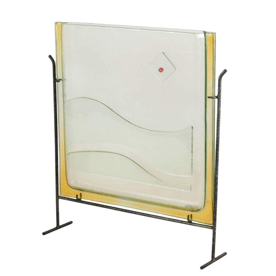 Minimalist Hand-Blown Narrow Mexican Glass Vase-2