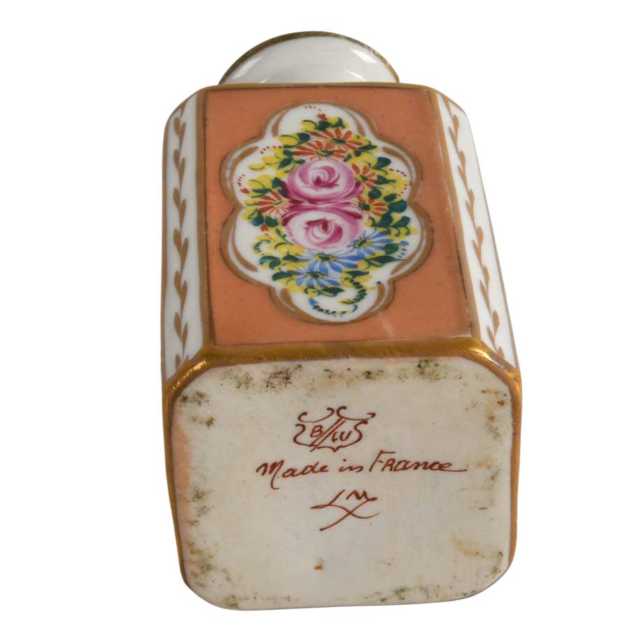 Antique French Made Sèvres Porcelain Vanity Bottle-6