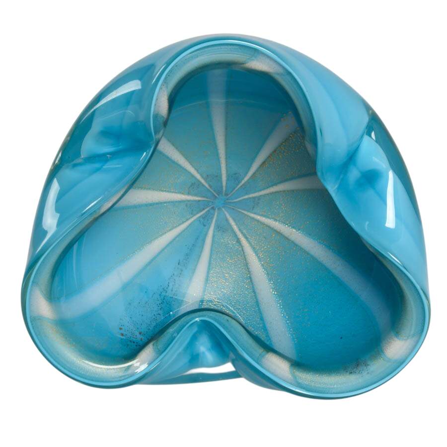 Mid-Century Murano Circus Tent Ashtray by Alfredo Barbini-4