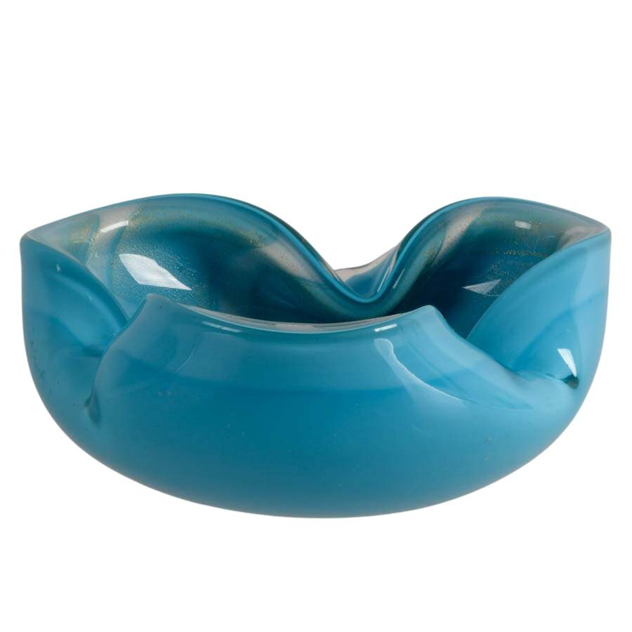 Mid-Century Murano Circus Tent Ashtray by Alfredo Barbini-3