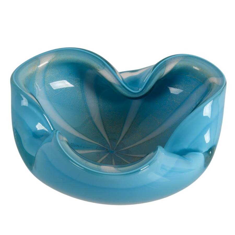 Mid-Century Murano Circus Tent Ashtray by Alfredo Barbini-2