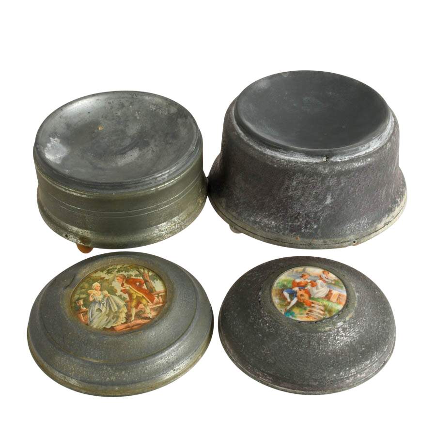 Pair of Italian Powder Music Boxes-3