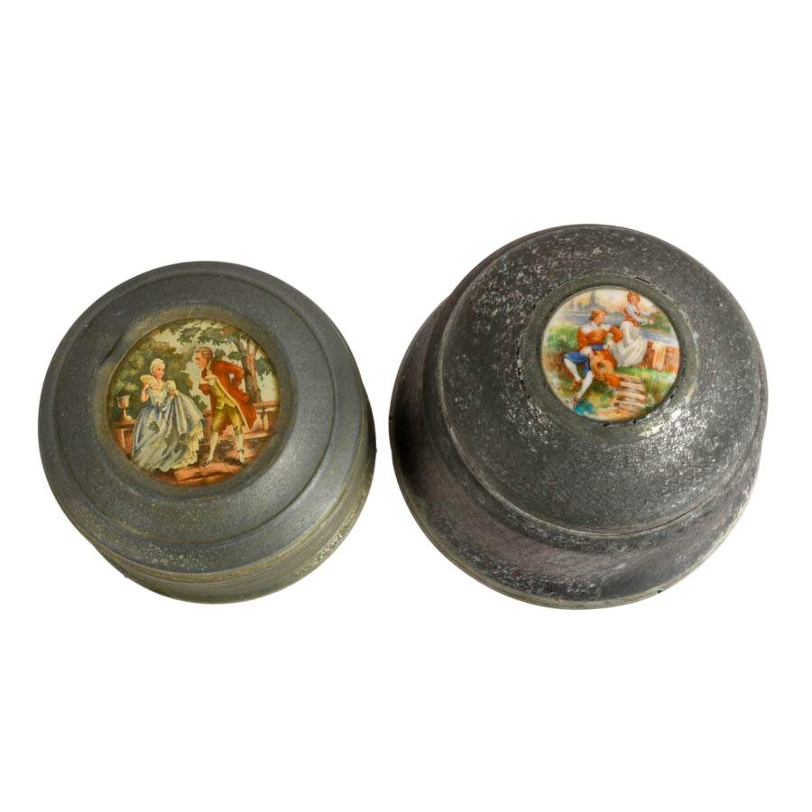 Pair of Italian Powder Music Boxes-2