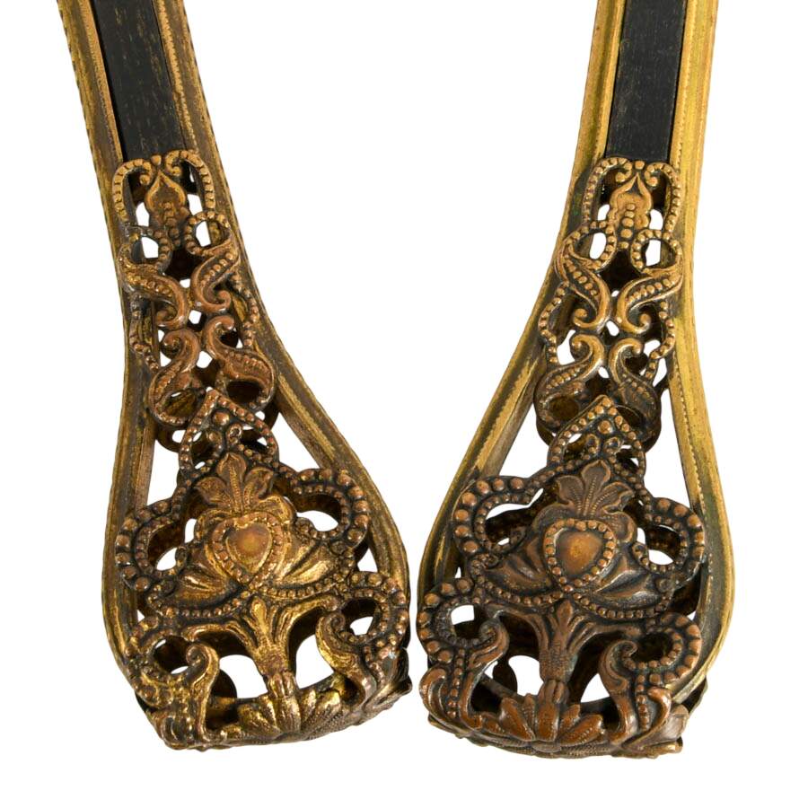 Vintage Three-Piece Danish Bronze Repoussé Vanity Set-2