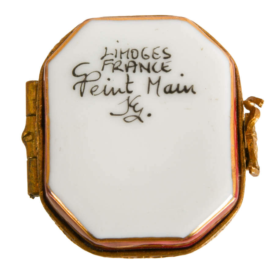 Pair of Porcelain Trinket Boxes: 1 Limoges-5