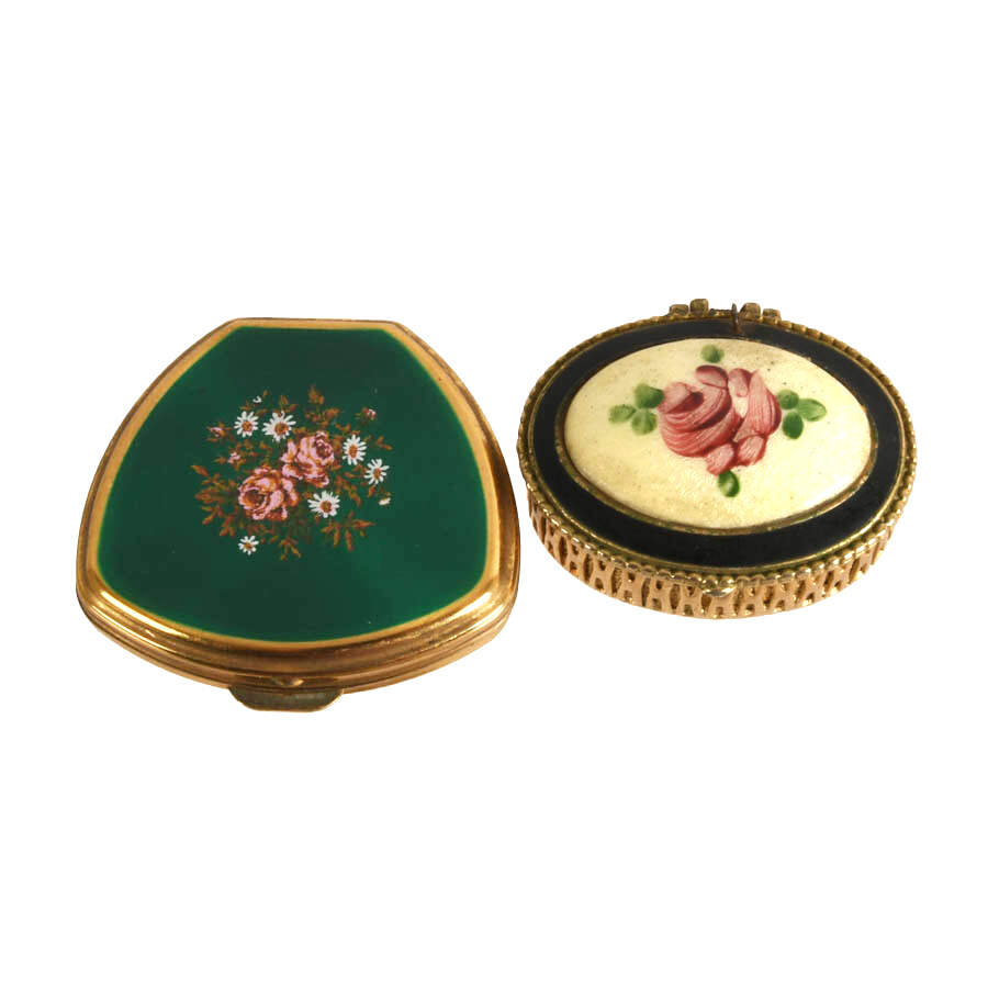 Six Floral Trinket Boxes-9