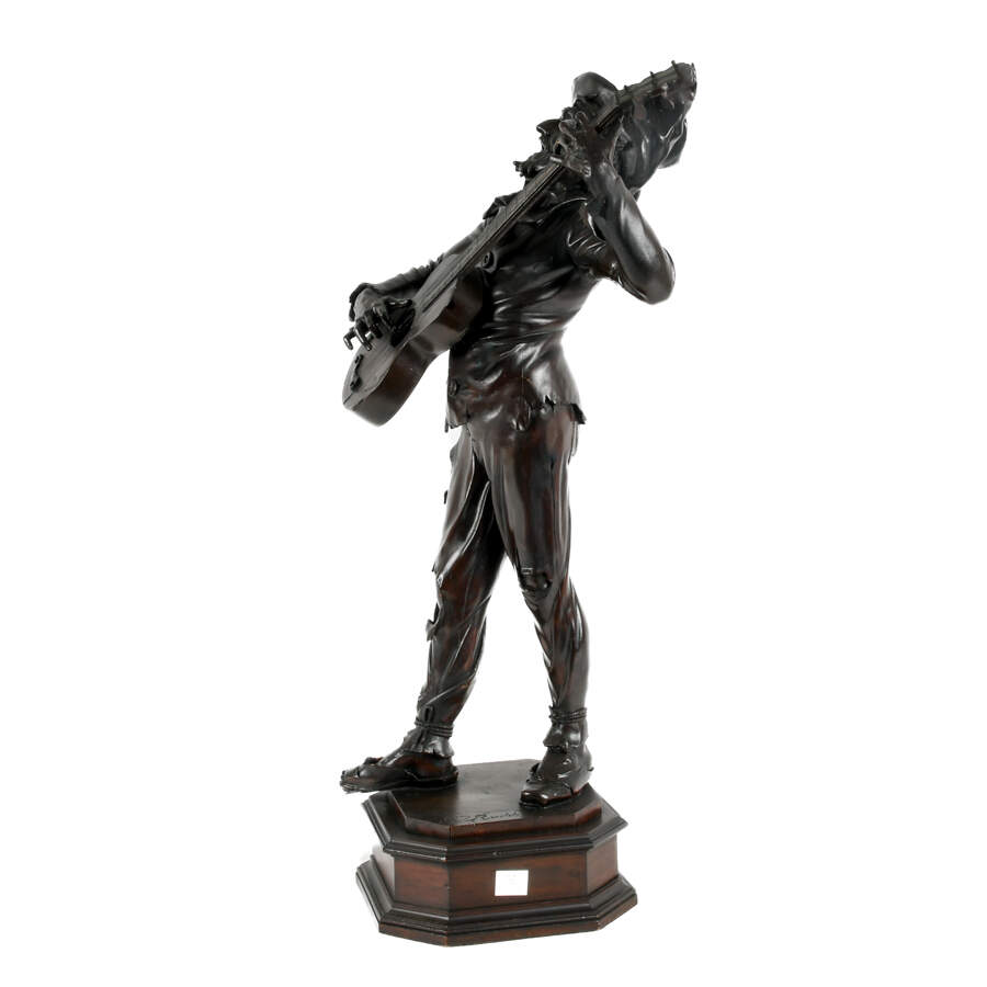 Antique Carved Wood Sculpture Signed by Gino Rinaldi | Replacements, Ltd.
