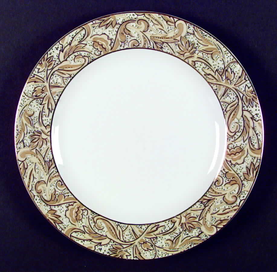 Acapella Gold Dinner Plate by American Atelier-1
