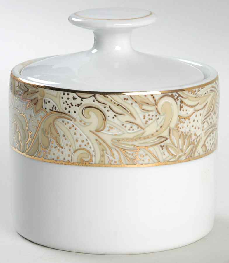 Acapella Gold Sugar Bowl & Lid by American Atelier-1