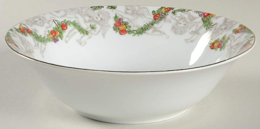 Cherubine 9" Round Vegetable Bowl by American Atelier-1