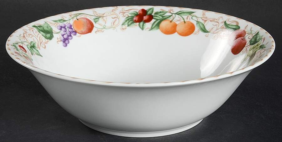 Florentine Fruit 9" Round Vegetable Bowl by American Atelier-1