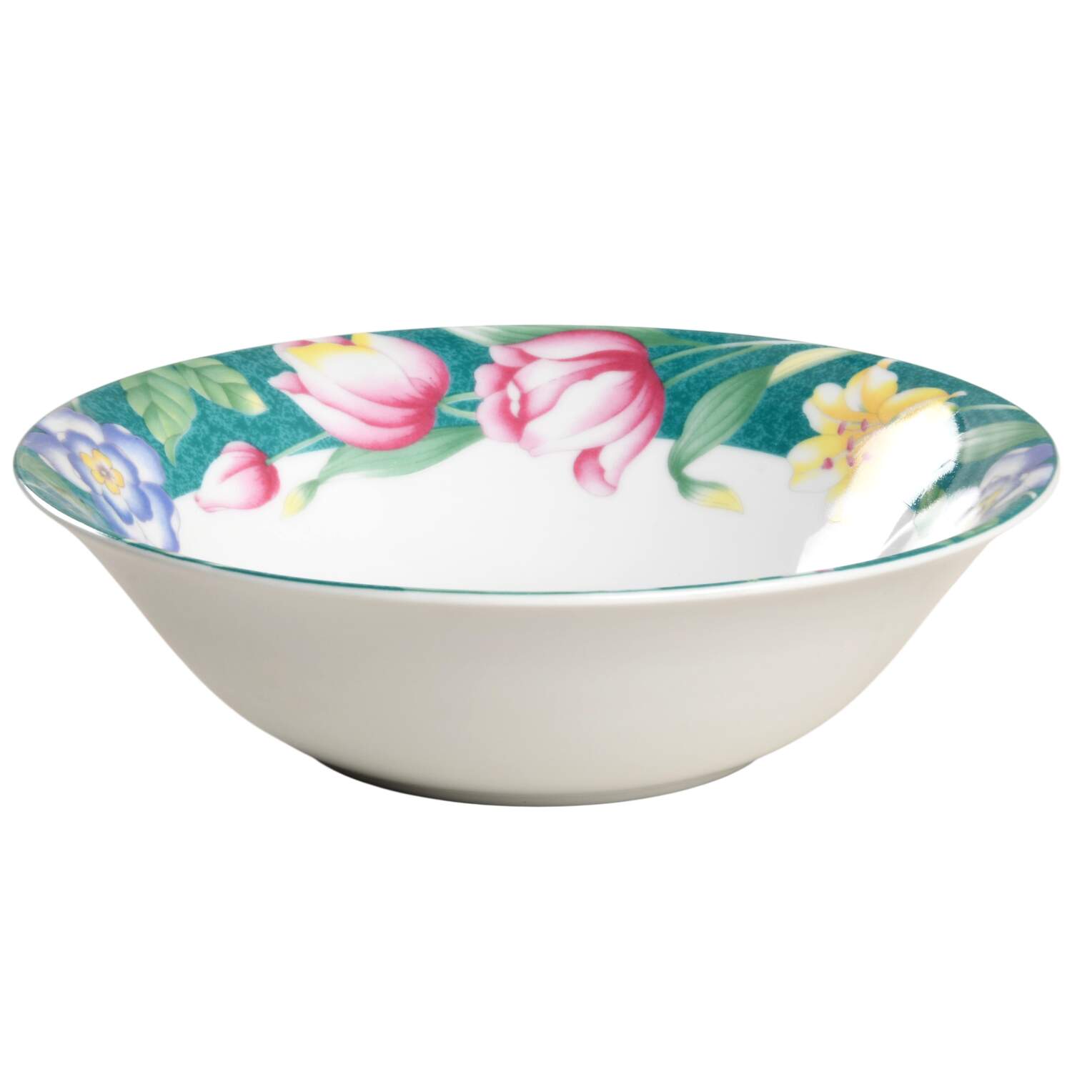 Flower Garden 9" Round Vegetable Bowl by American Atelier-1
