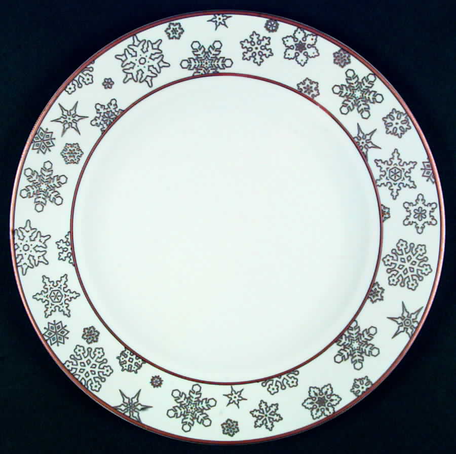 Flurries Dinner Plate by American Atelier-1