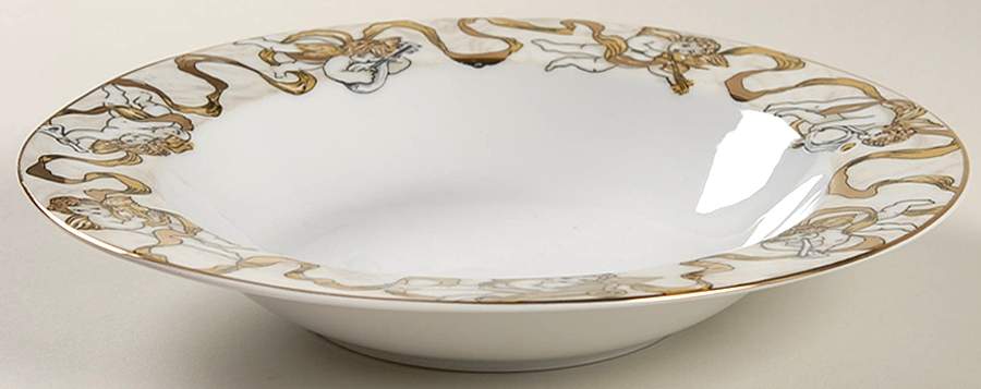 Heavenly Host Large Rim Soup Bowl by American Atelier-1