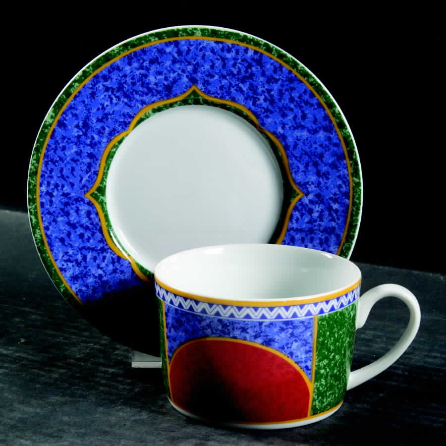 Melrose Flat Cup & Saucer Set by American Atelier-1