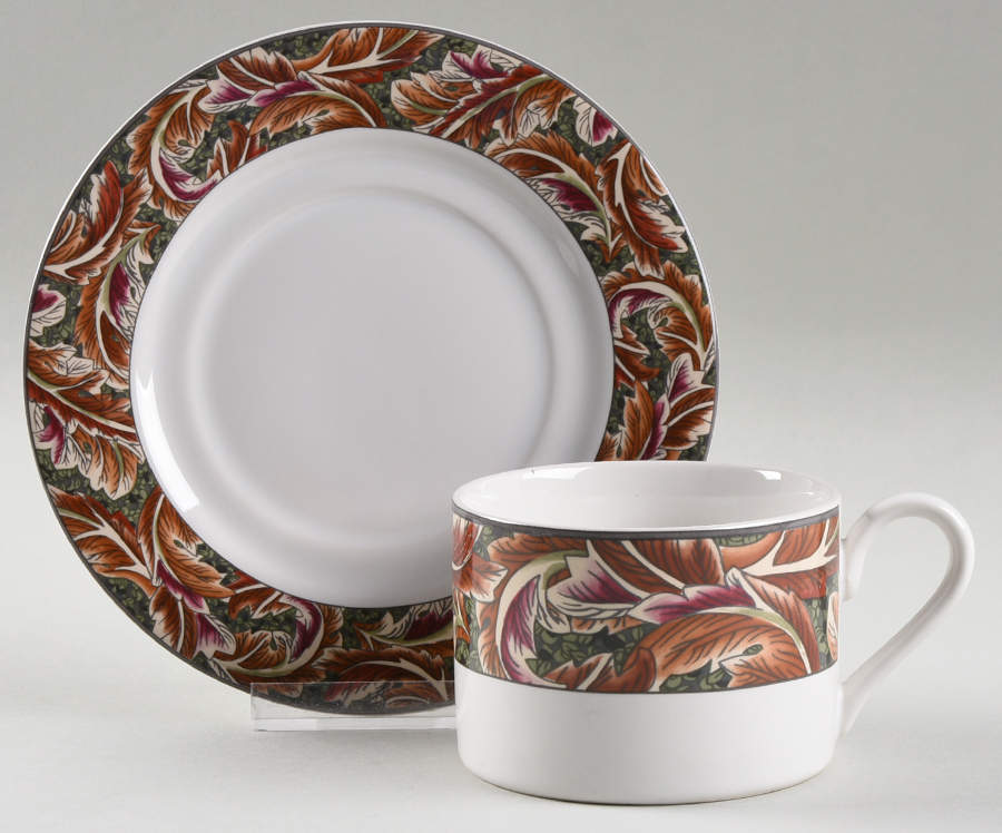 Natasha Flat Cup & Saucer Set by American Atelier-1